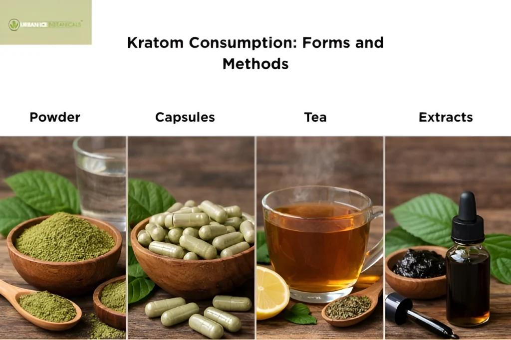 Kratom Consumption Forms and Methods 1