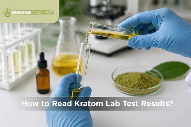 how to read kratom lab test results