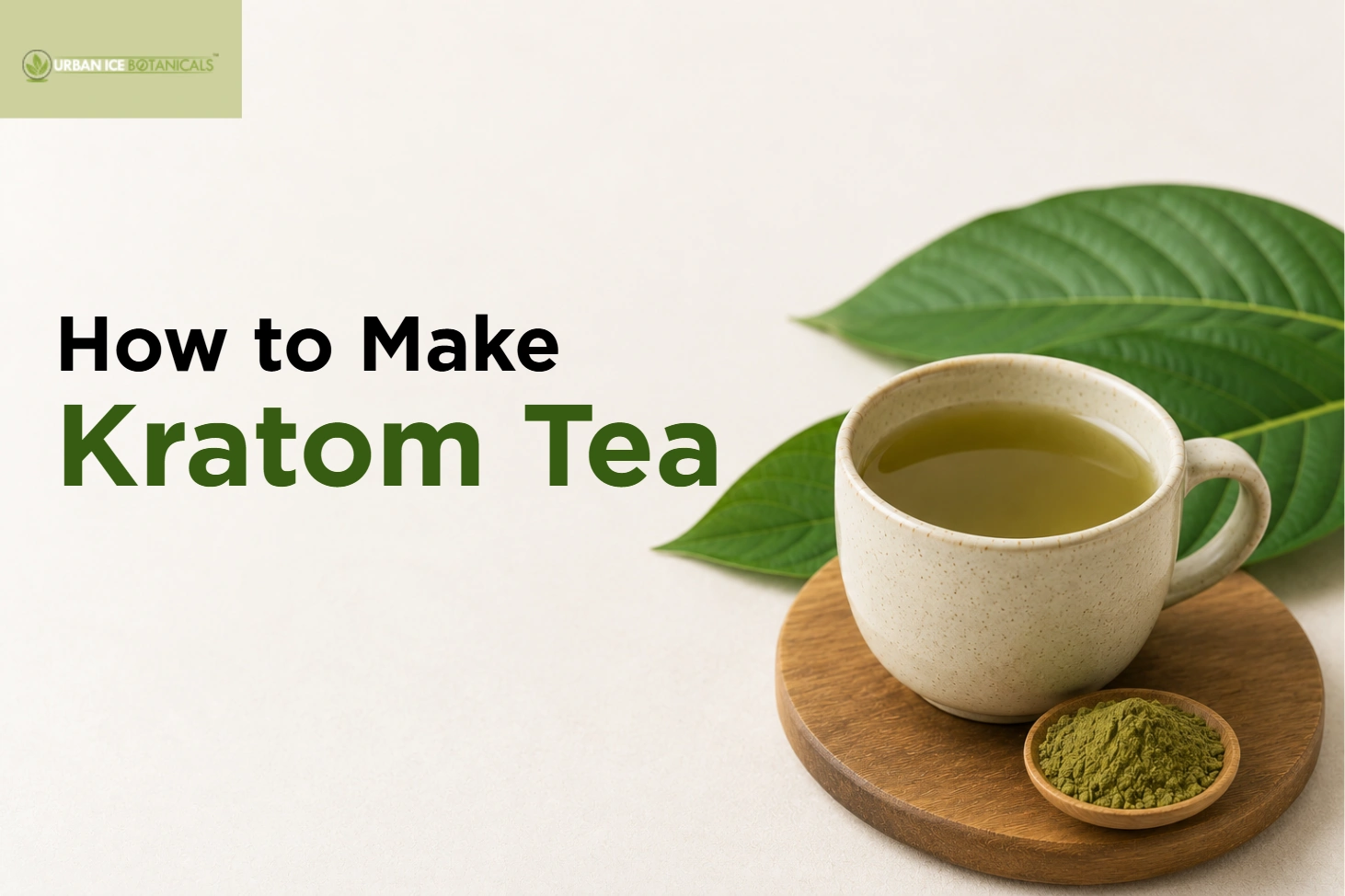 how to make kratom tea