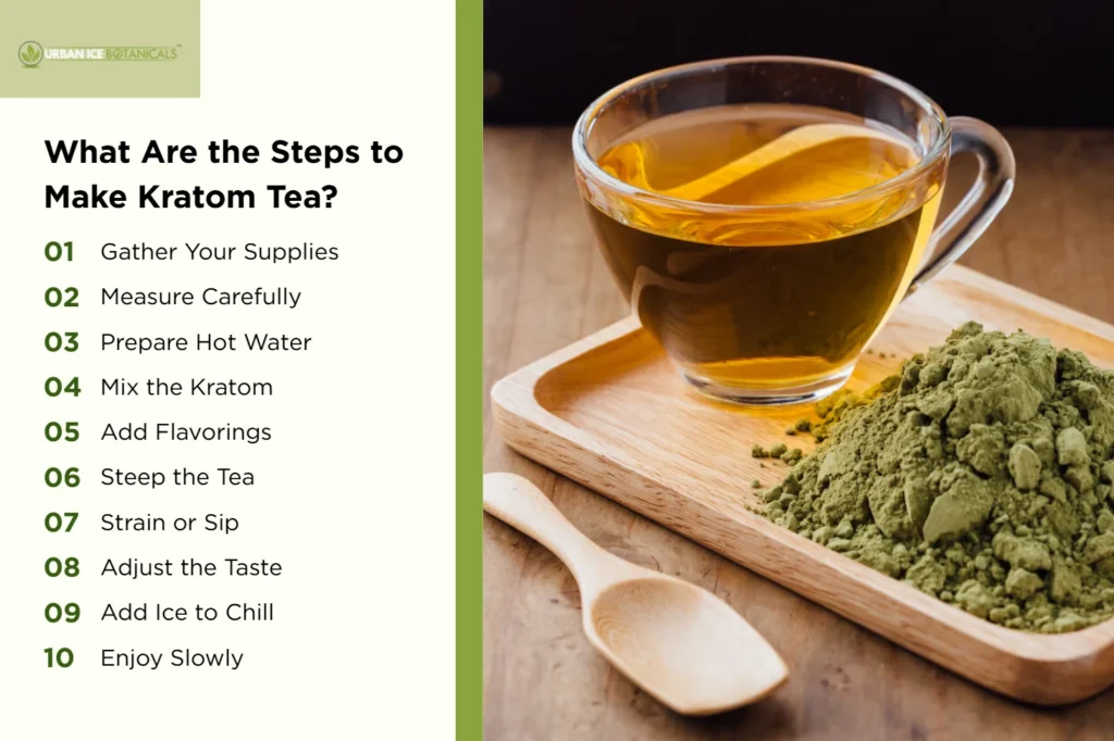 What Are the Steps to Make Kratom Tea
